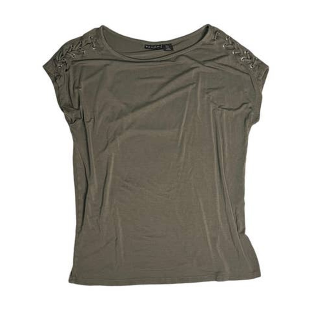 Tahari Olive Green Top Sz Small